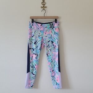 Lilly Pulitzer Bermudaful Print Leggings Luxletic Weekender Size Large
